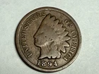 1894 INDIAN HEAD U.S. Cent. VG, light marks. #q1