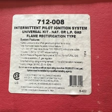 Robertshaw 712-008 Universal Intermittent Pilot Ignition Kit