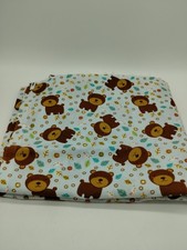 Fun The Bear All Over Print 100 Cotton Fabric Material 38 Inches X 44 Inches