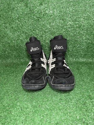 Vintage ASICS Men Size 10.5 Jackal Black Prime White Attack  display picture 1