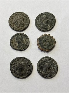 Colección de monedas del Antiguo Imperio Romano Detector de metales encuentra lote 10