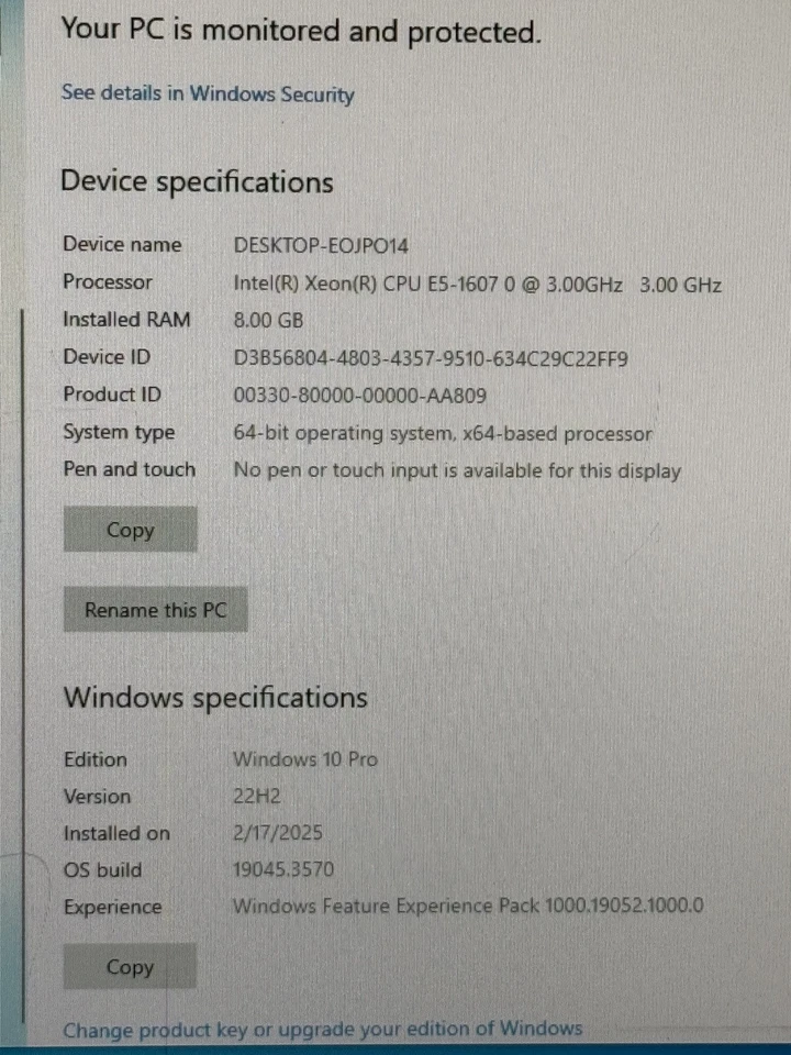 Dell Precision T3600 Xeon E5-1607 3GHz 8GB RAM 250GB SSD NVIDIA Quadro 600 Win10 - Image 3 of 4