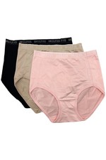 Breezies 3-pack Set Nylon Microfiber Brief Panty Berry