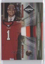 2009 Donruss Limited Draft Day Limited Jerseys Prime 95/100 Josh Freeman #1 0p5