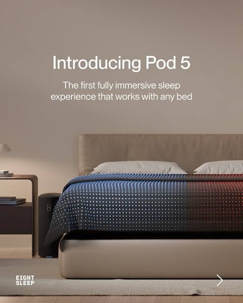 Eightsleep POD 5 Core KING Size Hub With Cover included (Factory Sealed)