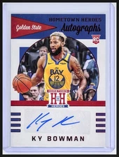 2019-20 Panini Chronicles Ky Bowman Hometown Heroes Rookie Auto Red RC