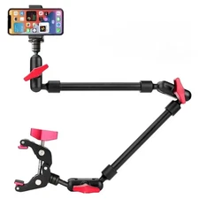 Camera Magic Arm wSuper Clip Bracket for Smartphone Camcorder Action CameraClamp