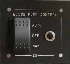 Marine Bilge pump control panel 12volt dc boat yacht