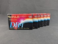 6 Fuji DR-I Normal Bias 90 Minute Blank Audio Cassette Tapes Type 1 New  Sealed