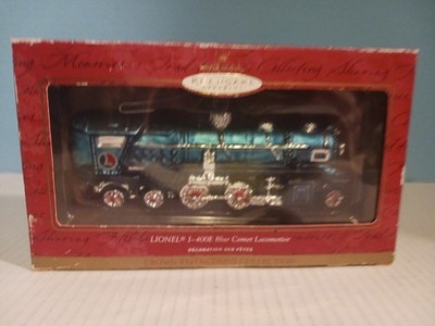 Lionel 1-400E Blue Comet Locomotive Crown Reflections Glass Hallmark