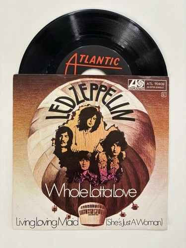 Led Zeppelin Whole Lotta Love 45rpm 7" vinyl single - picture sleeve Germany