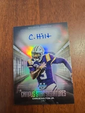 2025 Bowman Chrome U Chris Hilton Jr. Campus Star Signature Auto #CSS-CH LSU