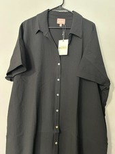 Show Me Your MuMu Buoy Button Down Dress Sz 1X