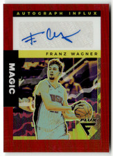 2022-23 NBA Panini Flux No. AI-FZW Franz Wagner Auto Red 8/49