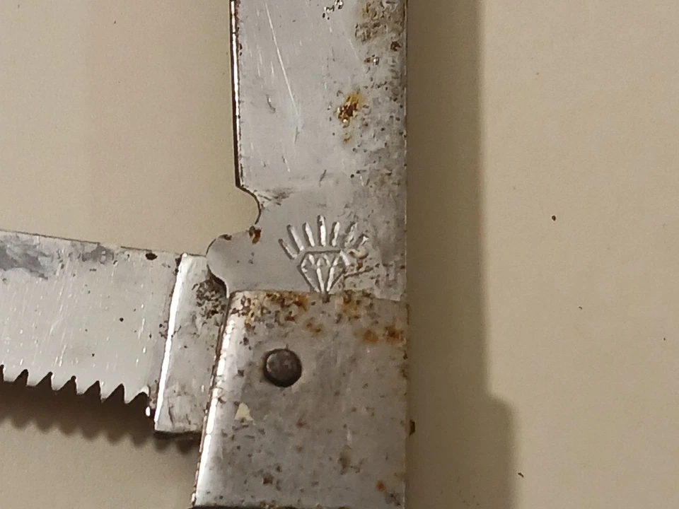 Vintage Imperial Diamond Edge 857DE USA made 4-Tooll Scout Utility Knife Black - Image 4 of 4