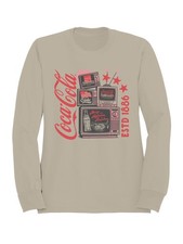 Officially Licensed Coca Cola Coca-Cola Retro Americana Design Men's Sweatshirt