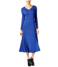 G.H. Bass & Co. Womens Marled Maxi Dress