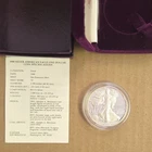1988 S American Silver Eagle Proof Dollar $1 Box & COA US Mint Bullion OGP