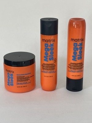 Matrix Total Results Mega Sleek Shampoo and Conditioner and Mask Brand New