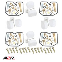 4X Vergaser Reparatursatz Schwimmer Dichtung FüR Kawasaki GPX600R 600R 1988-95