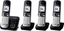 Panasonic Telefon Schwarz KX-TG6824GB