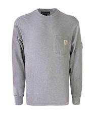 7oz Men's FR Shirts Crewneck Midweight Flame Resistant Clothing NFPA2112