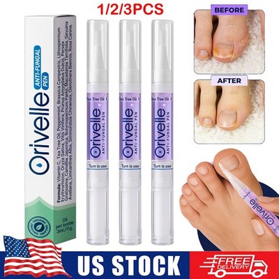 1/3X Nail Fungus Pen Professional  Repair&Strengthening Solution with Tea Tree