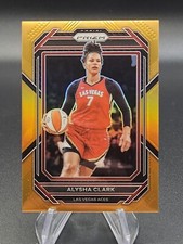 2023 Panini Prizm WNBA Orange #55 Alysha Clark /99 Las Vegas Aces