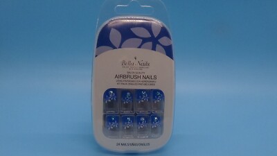 Bella Nails Salon Quality Airbrush Nails #399314 - 24 Nails [BNIB Sealed]