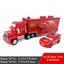 thumbnail 84 - Disney Pixar Cars Mack Racer's Hauler Truck &amp; Racers Toy Car 1:55 Kids Gift New