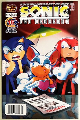 SONIC The HEDGEHOG Comic Book #165 October 2006 First Edit Bagged & Boarded NEW