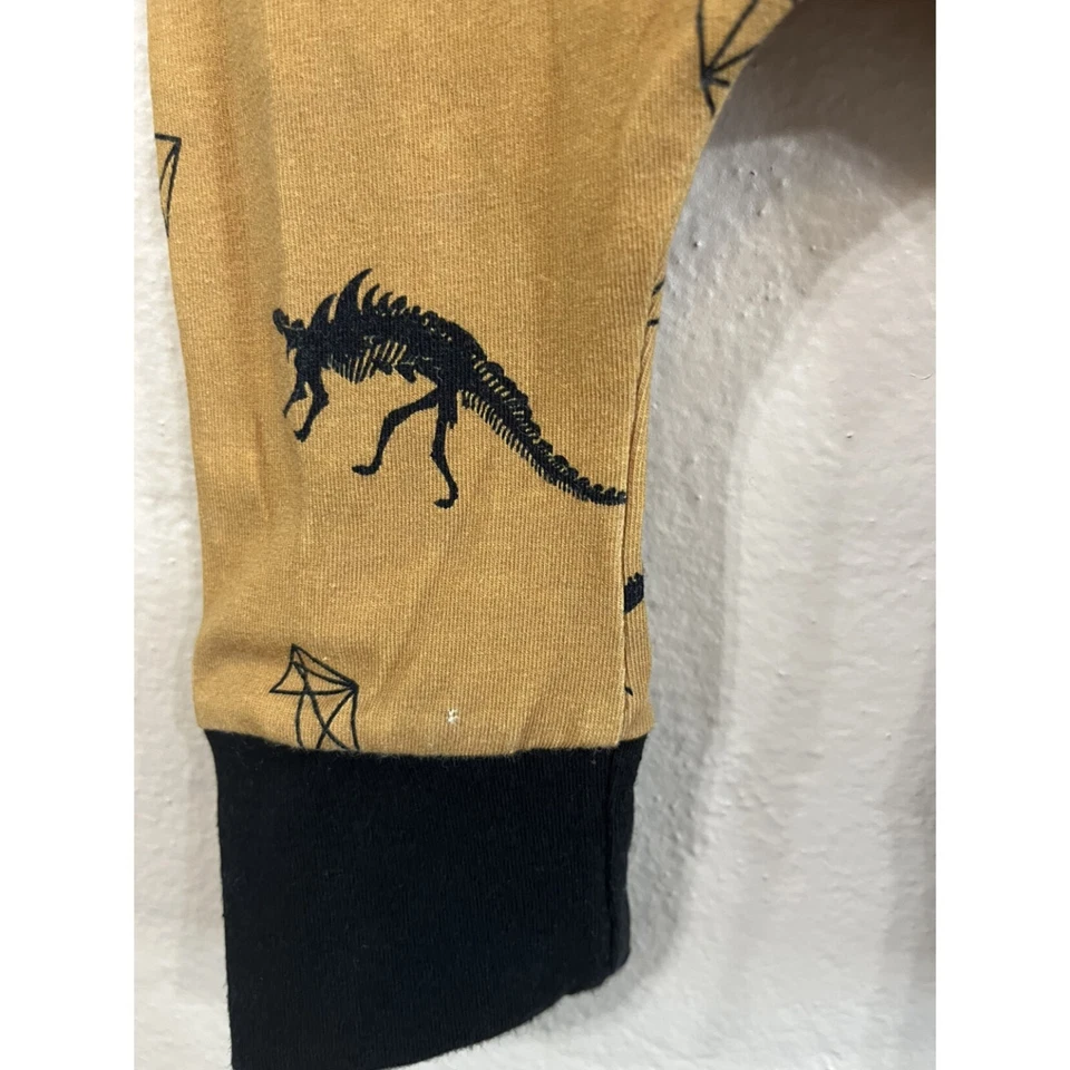 3-6 Months Rags To Raches VHTF Dino Dinosaur Skeleton Romper - Image 4 of 4