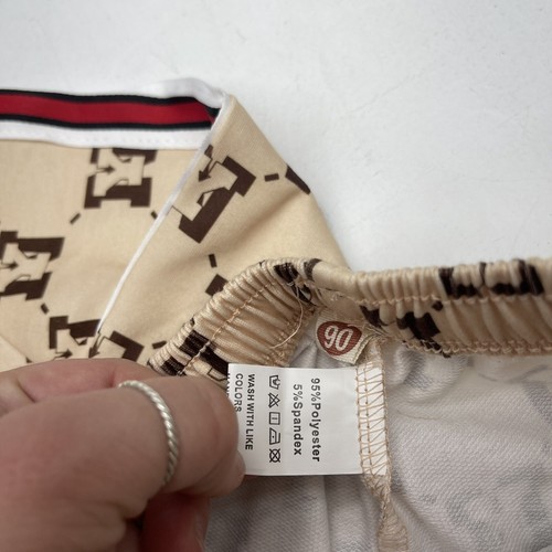 Shein Brown All Over Printed Outfit Set Youth Kids Size 90 New - Picture 3 of 8