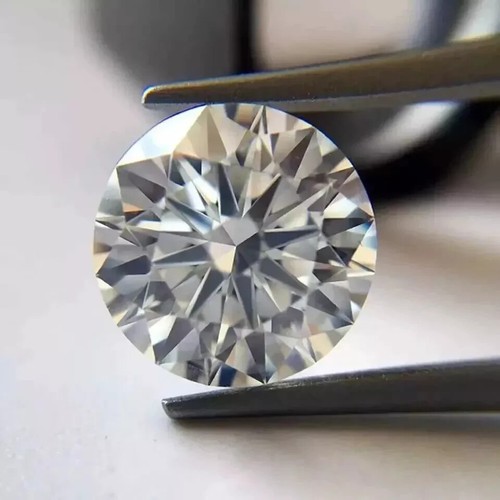 2 Ct Lab Grown CVD Round Cut Diamond Natural D Color VVS1 Clarity A87 - Picture 8 of 9