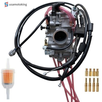 Carburetor for 2001-2013 Yamaha yz250f yfz250 with Throttle Cable jet ...