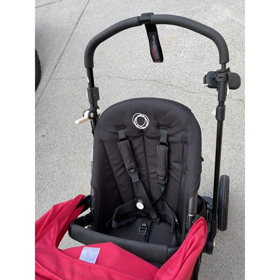 Bugaboo Cameleon 3 Stroller Set - Black & Red w/ Accessories - Excellent! - Image 4 of 4