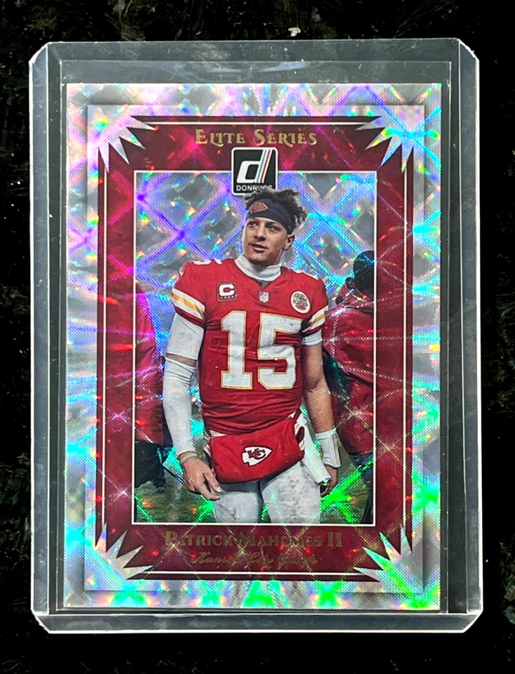 Patrick Mahomes II 2019 Donruss Elite Refractor Elite Series Kansas City Chiefs Foto 3 de 3