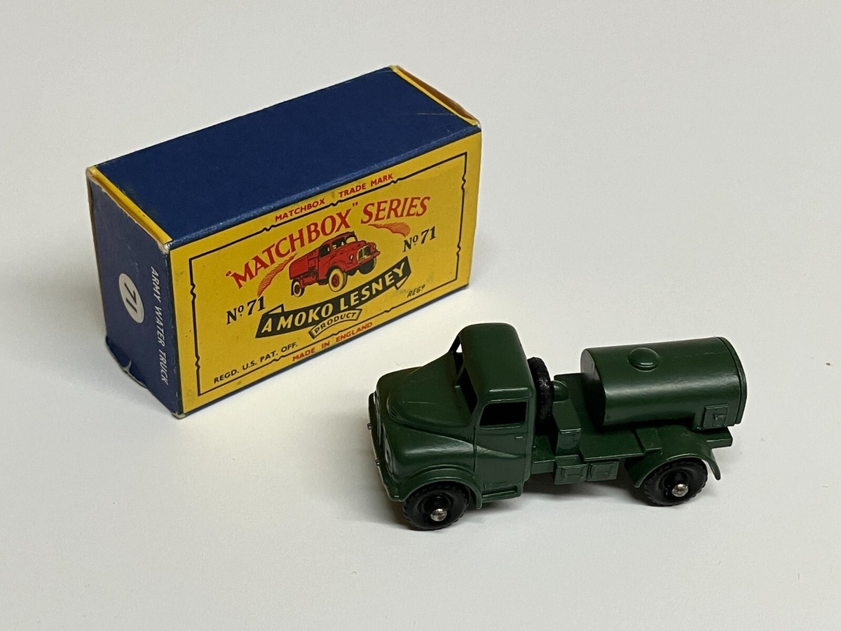 MATCHBOX 　No.71 Army Water Truck MATCHBOX restoration: 71A Austin 200 Gallon Water Truck