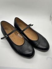 Bloch Techno Tap 1T Dance Tap Shoes Mary Jane Black Leather Women  s Size 8.5