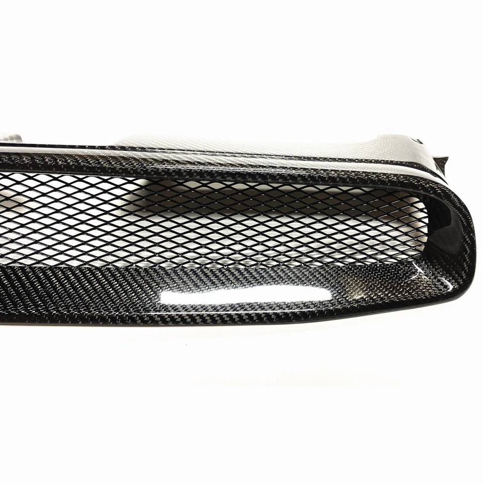 1x Malla de rejilla de parachoques delantero para Subaru Impreza 8º 2004-2005 fibra de carbono Foto 4 de 4