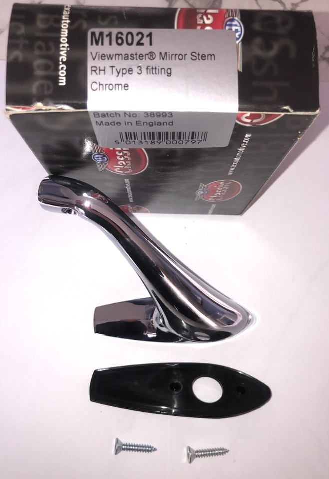 Tex Classic Viewmaster (R) Chrome Door Mirror for Classic Car Right