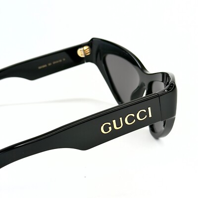 小物 GUCCI sunglasses gradation g LOGO y2k GUCCI GG1294 Black Bold Retro Cat 1294 Chunky Fashion Sunglasses