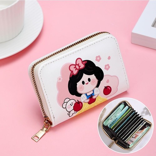 Small Wallet for Women Girls Cute Zipper Wallet Credit Card Holder Coin Purse - 第 3/4 張圖片