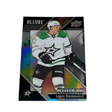 2024-25 Upper Deck Allure Black Rainbow NHL Card #101 Logan Stankoven, RC