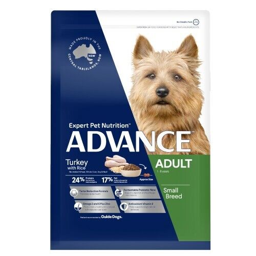 Advance Adult Small Breed Turkey Dry Dog Food 3kg - Picture 2 of 7