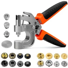 Leather Snaps and Fasteners Kit 17mm Leather Snaps and Snap Button Kit Snaps ...