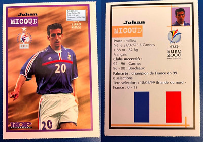SYLVAIN WILTORD UEFA EURO 2000 FRENCH TEAM FRANCE ROOKIE CARD KOP