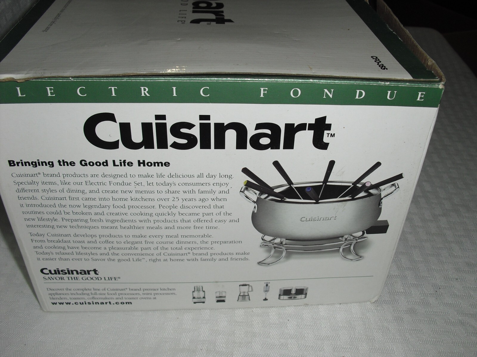 Cuisinart Electric Fondue Set CFO3SS New 986579006417 eBay