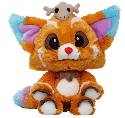 League LOL 32CM Game Gnar The Missing Link Plush Toy Doll Soft Stuffed Cute