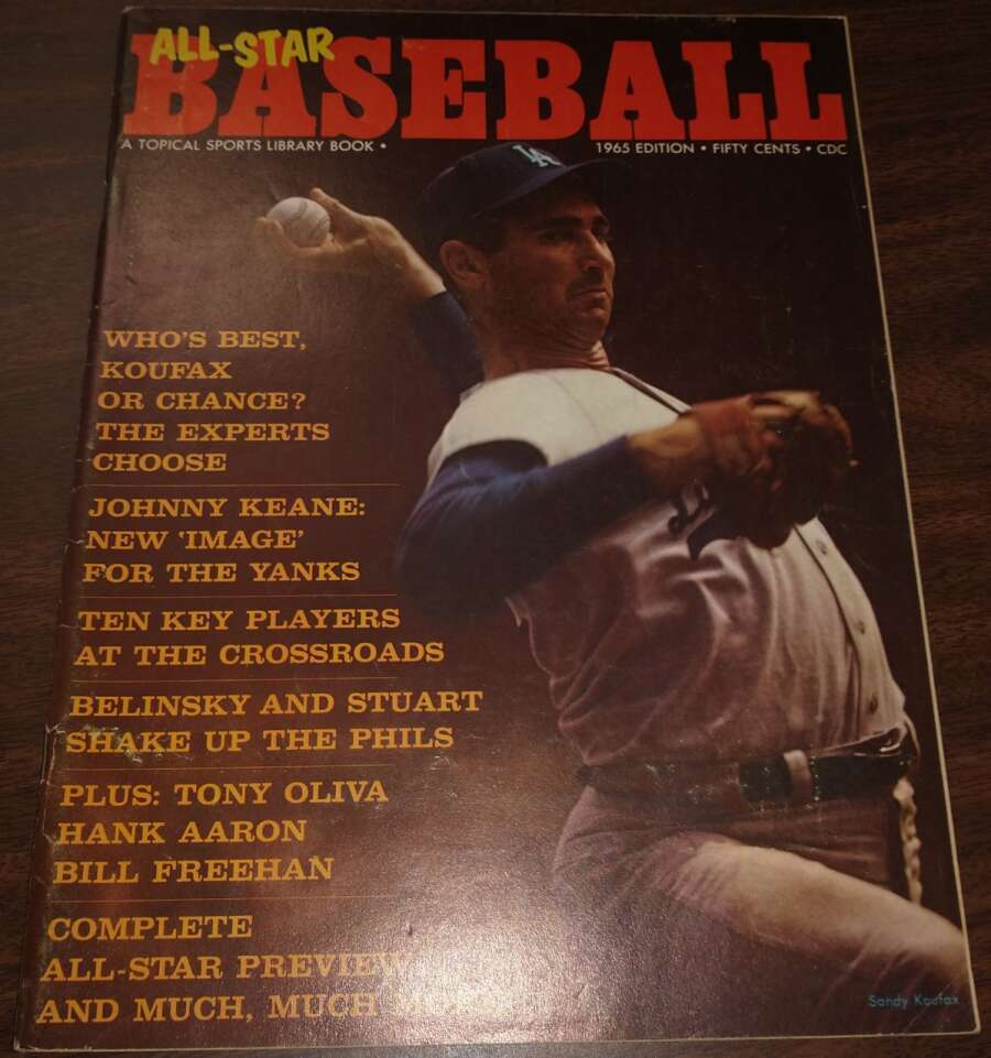1965 All-Star Baseball Sports Library Book EX Sandy Koufax cover 73988 |  eBay